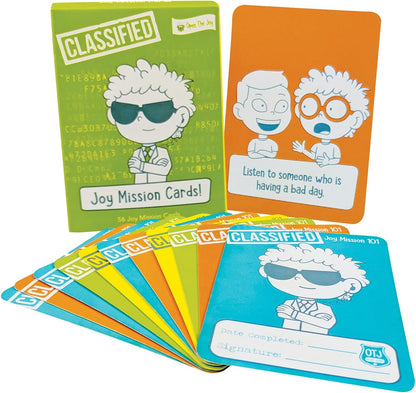 Open The Joy Kindness Mission Cards for Kids | 56 Secret Missions to Build Empathy, Compassion & Social Skills | Fun Screen-Free Activity Game for Families & Classrooms | Ages 4+ | SEL Learning Cards
