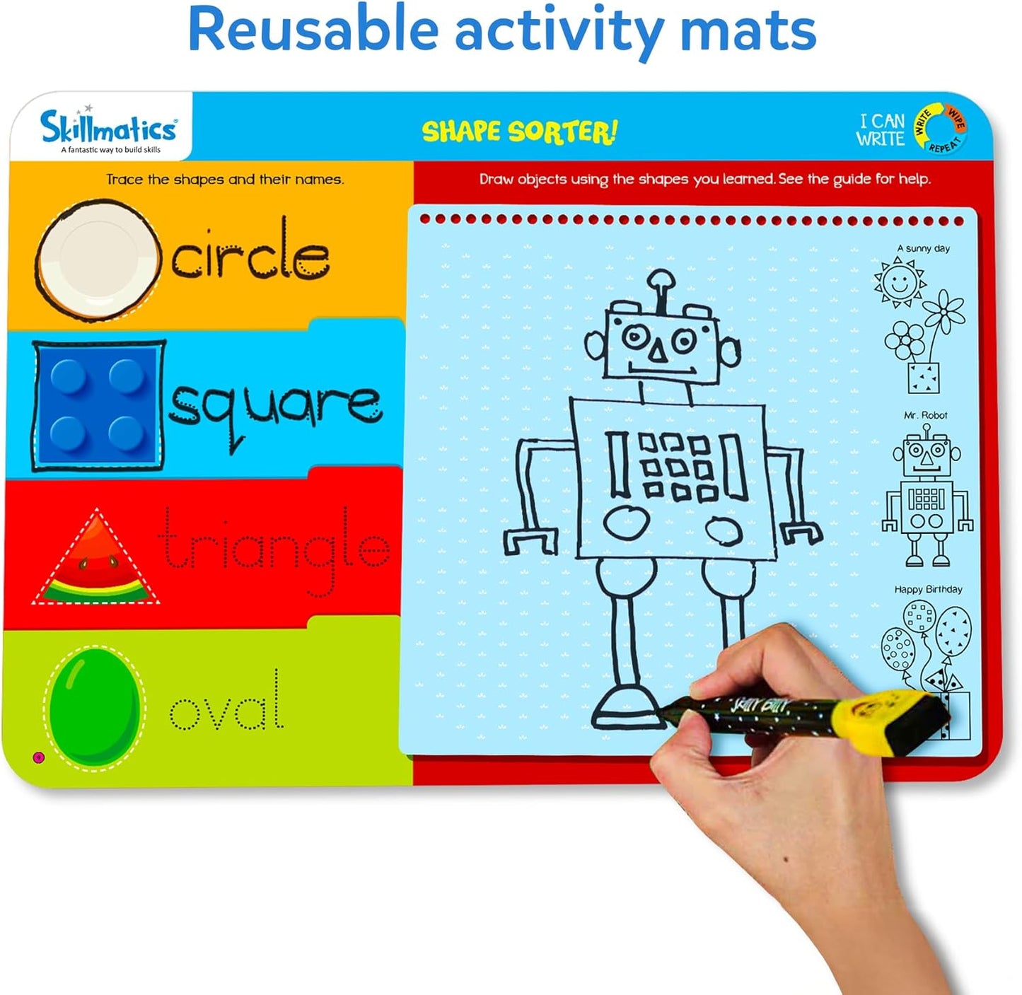 Skillmatics I Can Write PAW Patrol - Reusable Preschool Learning Activities, Educational Toy and Game, Back to School Supplies, Gifts for Students, Kids, Toddlers Ages 3, 4, 5, 6