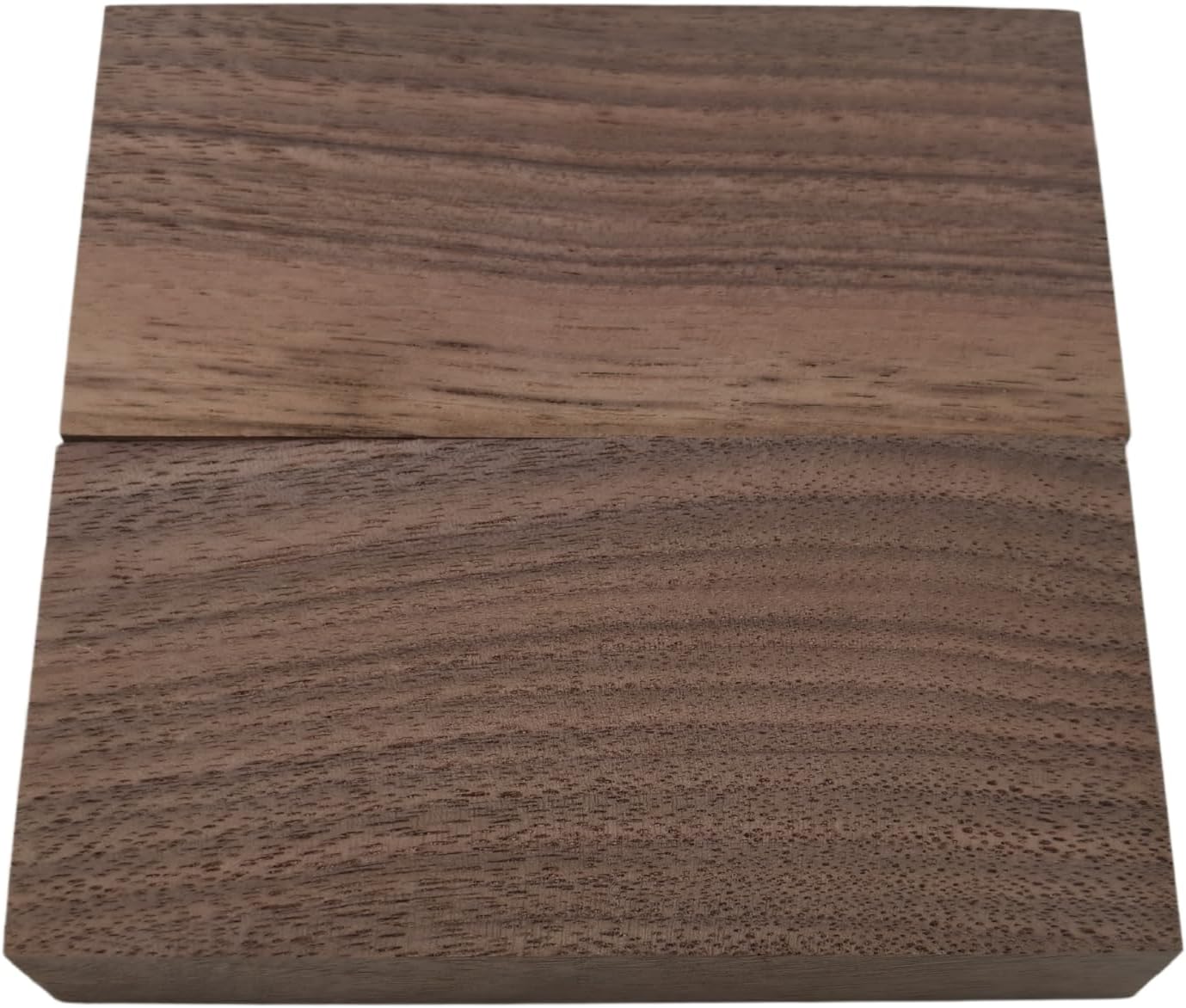2PCS Unfinished Walnut Wood Blocks for DIY Crafting,Scroll Saw, Woodworking, Wood Carving,Burning,Laser Cutting,Engraving, CNC Cutting, Painting, Fretwork (5.9 x 1.96 x 0.78)