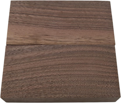2PCS Unfinished Walnut Wood Blocks for DIY Crafting,Scroll Saw, Woodworking, Wood Carving,Burning,Laser Cutting,Engraving, CNC Cutting, Painting, Fretwork (5.9 x 1.96 x 0.78)