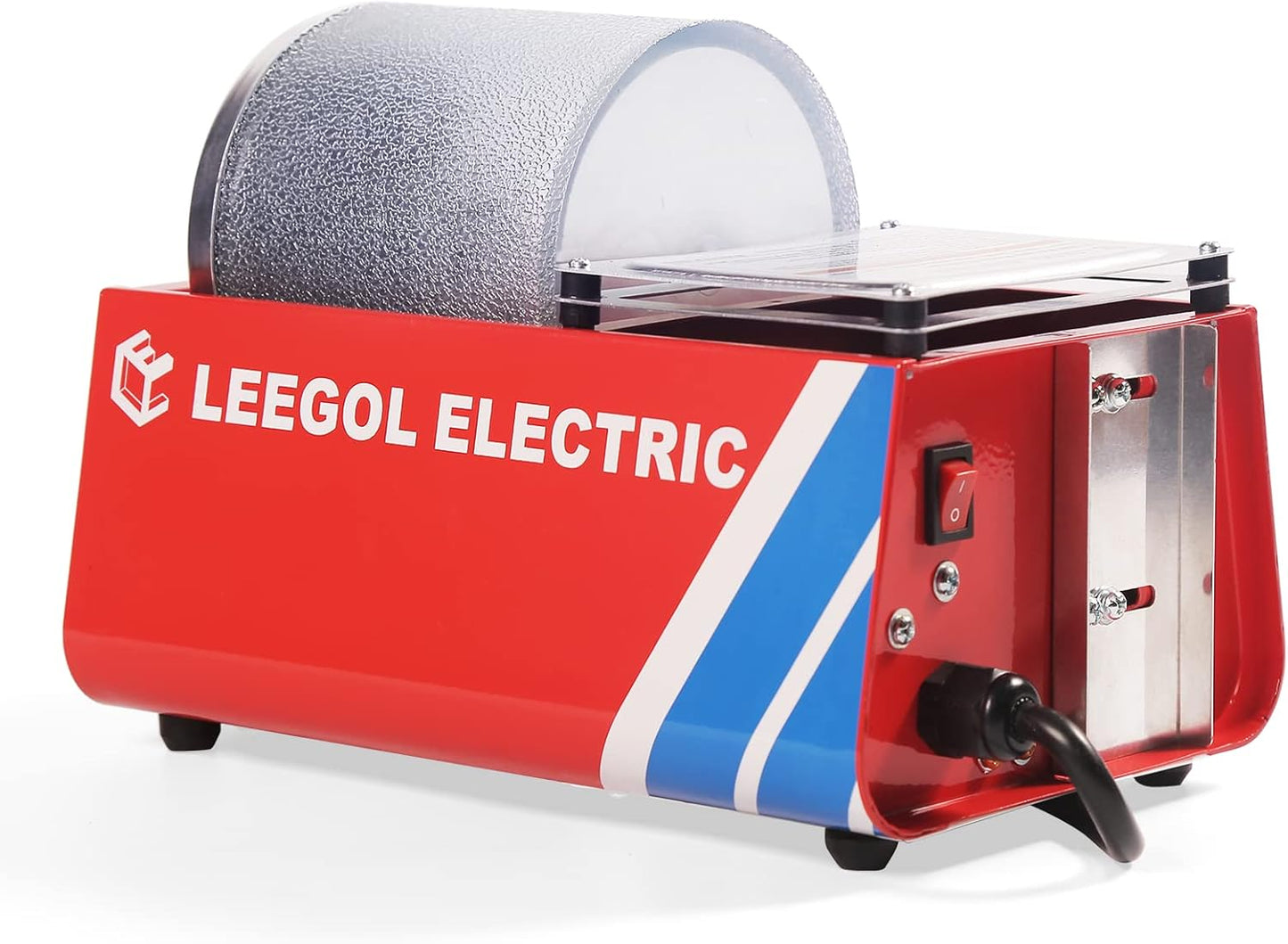 Leegol Electric Rock Tumbler Machine - Single Drum 3LB Rock Polisher (Single Barrel)