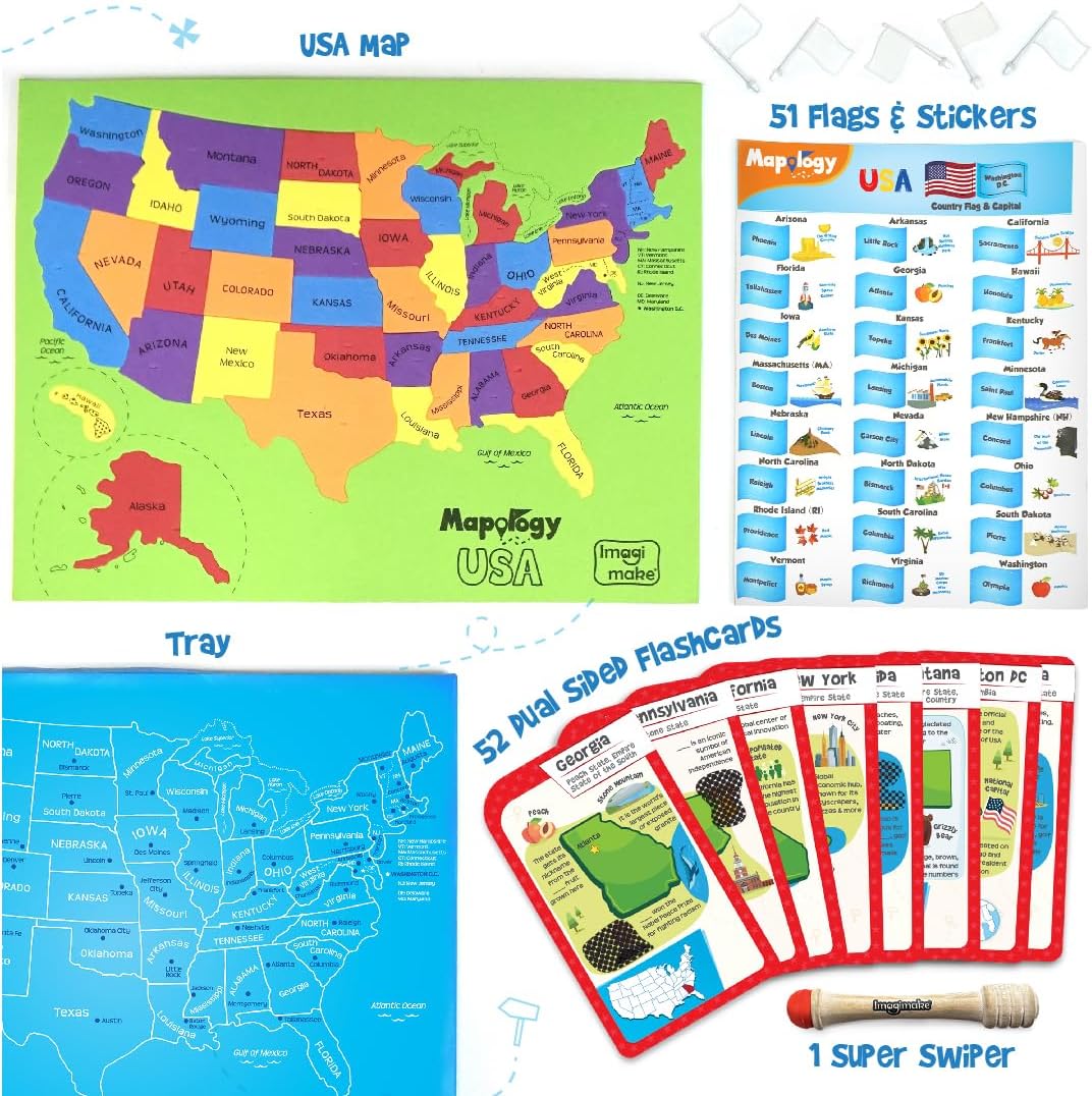 Imagimake Mapology Man's Journey to Moon | NASA Mission Apollo 11 | Rocket & Satellite Model Making Set | Space Toys for ages 8-13 | Educational Science Kits for Kids Age 8-12 | Gifts for Boys & Girls