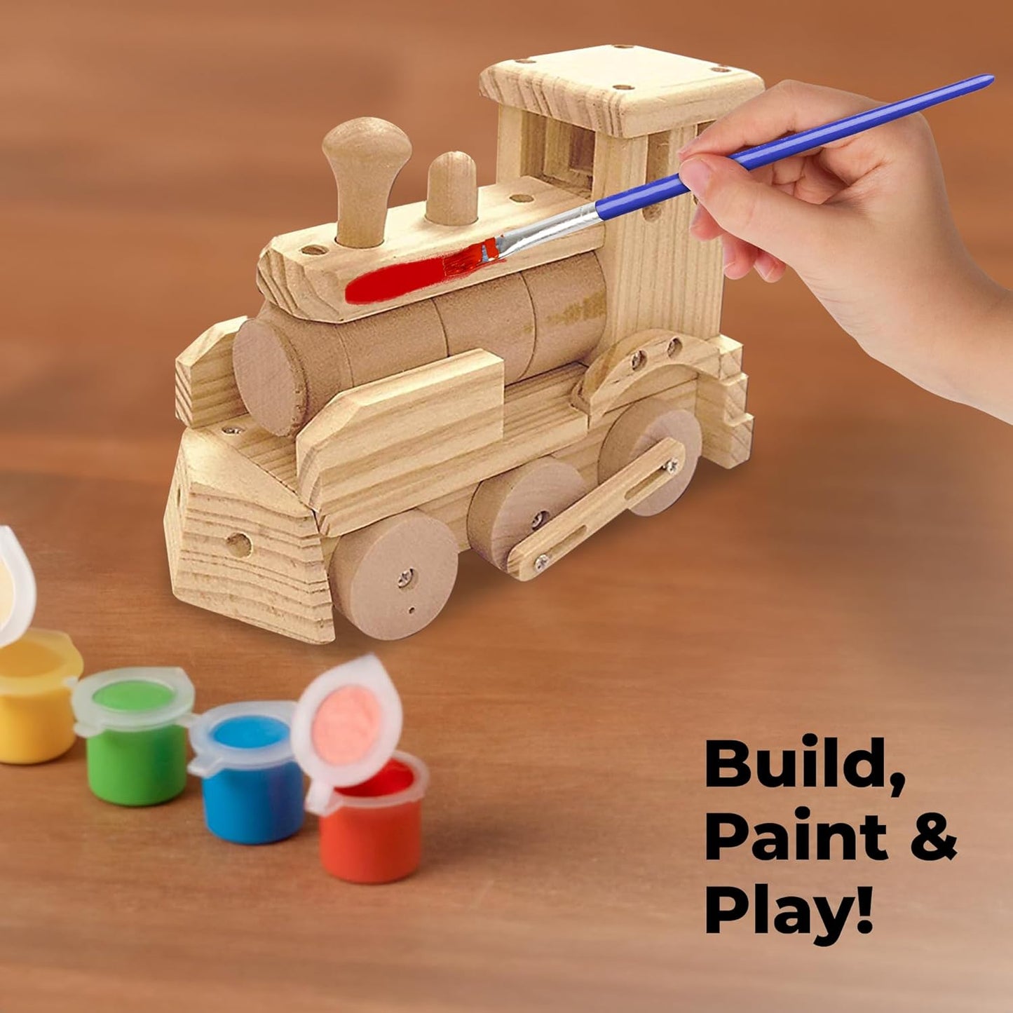Kraftic Woodworking Building Kit for Kids and Adults, with 3 Educational DIY Carpentry Construction Wood Model Kit Toy Projects for Boys and Girls - Tow Truck, Birdhouse and Dump Truck