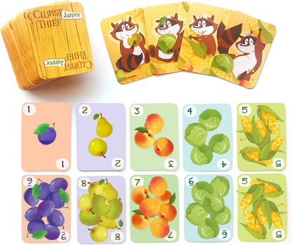 Melon Rind Clumsy Thief Math Game for Kids Ages 8+, Educational for Kid's Learning and Confidence Building, Fun Math Card Game for 3-6 Players Adding to 100