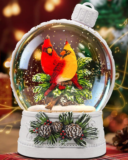 Extra Large Christmas Snow Globes Christmas Lantern, 12.99" Musical Snow Globe with 8 Songs, Santa Snowglobe for Kids Adults, 6H Timer Dual Power, Lighted Christmas Decorations Indoor Gifts