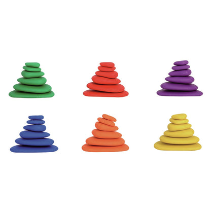 Learning Advantage CTU13208 Rainbow Pebbles (Pack of 36)