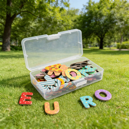 100 Pcs Alphabet Magnets for Refrigerator Uppercase Lowercase Magnetic Letters Fridge ABC Magnet for Preschool Learning Spelling