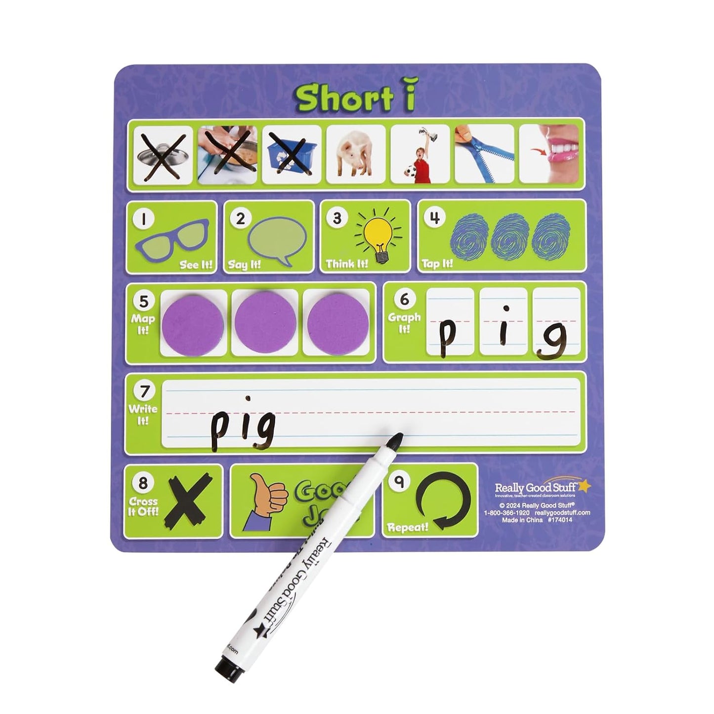 Really Good Phonics CVC Cards and Activity Kit
