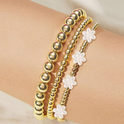 Hpebl 2136PCS Beads for Bracelets Pearl Bracelet Making Kit Friendship Bracelet Kits Bracelet Bead Kits Small Pearl Bead and Gold Beads Beading Kit for Bracelets Jewelry Making Kit