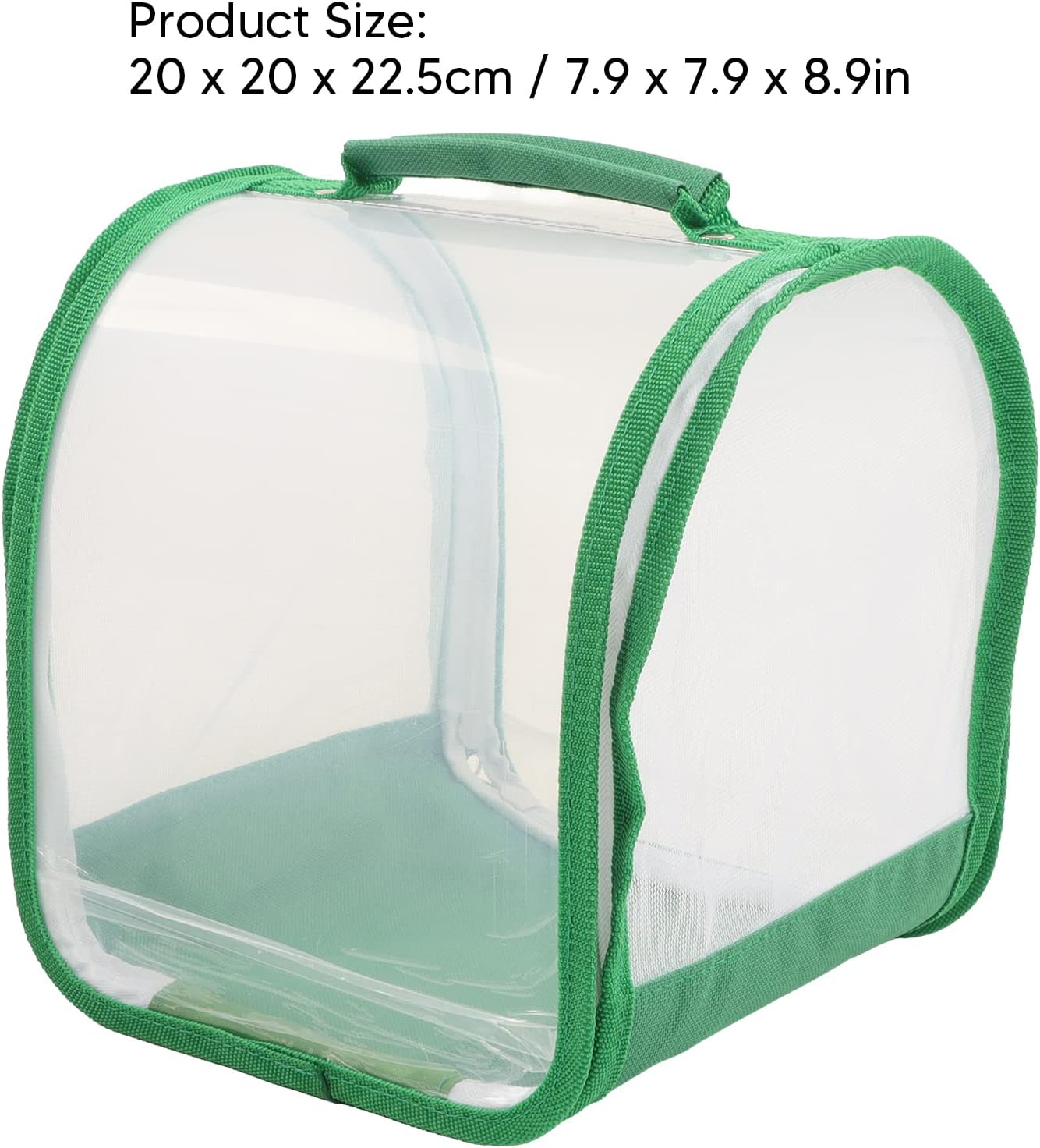Small Butterfly Habitat,Ins ect Habitat Cage Pop up 360 Degree Full Transparent Foldable Butterfly Habitat Cage,Collapsible Ins ect Mesh Cage(7.9x7.9x8.9in)