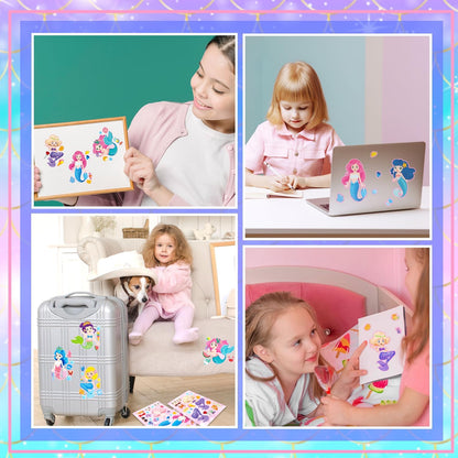 24-Sheet Make Your Own Science Sticker Kit | Microscope, DNA & Scientist Designs - Reusable Educational Decor for Classrooms & Kids Rooms