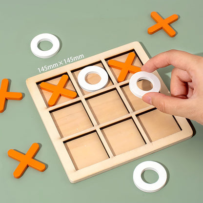 4 Pack Wooden Blocks Puzzles, Russian Blocks, Hexagon Puzzles, Tangrams Puzzles, Board Tic Tac Toe Game, Brain Teasers Toy Logic Game, Montessori STEM Educational Toys Present for Kids and Adults