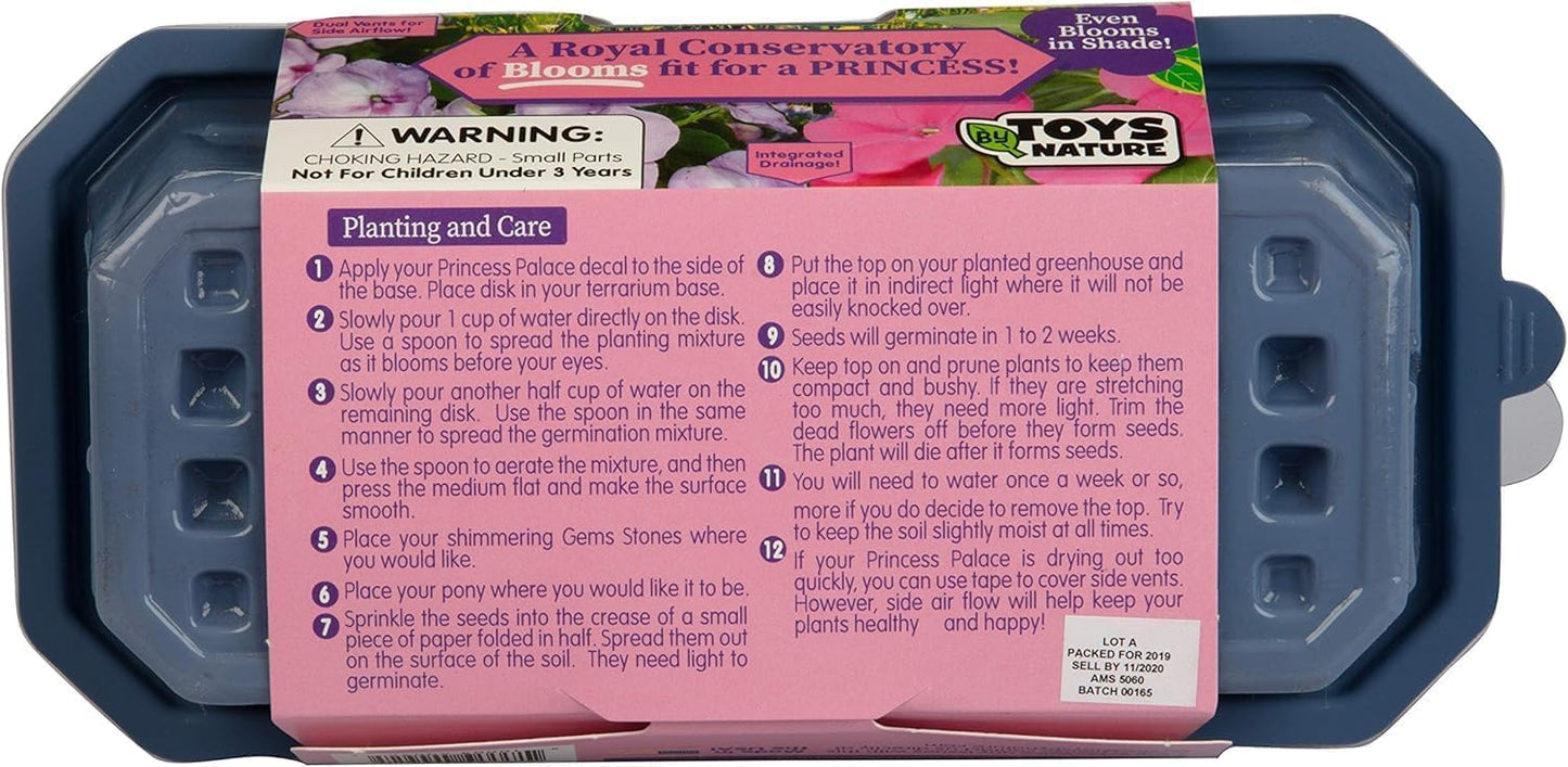 Toys By Nature Miniature Worlds Terrifying Venus Flytrap Terrarium Starter Kit for Kids and Adults, Watch Indoor Carnivorous Fly Traps Grow! Just Add Water! (Frightening Flytraps)