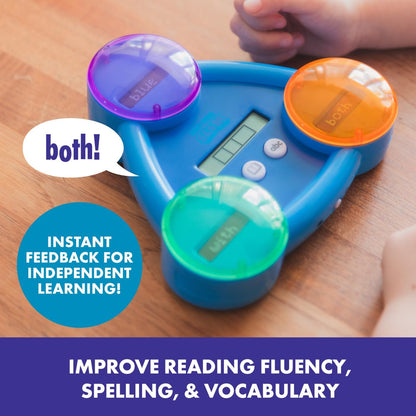 Educational Insights Sight Word Slam - Kindergarten Learning Activities, Sight Word Games, Electronic Phonics Flash Cards, Reading Games for Kids 5-7, Learn to Read CVC Words, Literacy Development