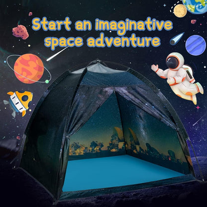 Mnagant James Webb Space Telescope Kids Play Tent Indoor & Outdoor for Boys and Girls(61" x 61" x 45")