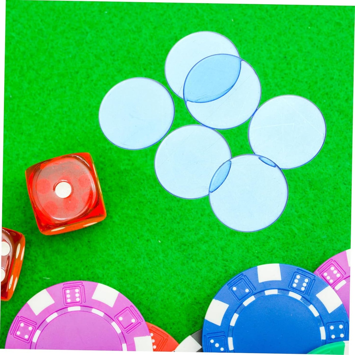 ERINGOGO Bingo Chips Game Token Disc Game Tokens Counters for Games Counting Chips Math Counters Bingo Markers