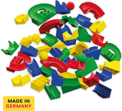 Hubelino 55 Piece Run Elements - The Original Marble Run Expansion Set - Made in Germany