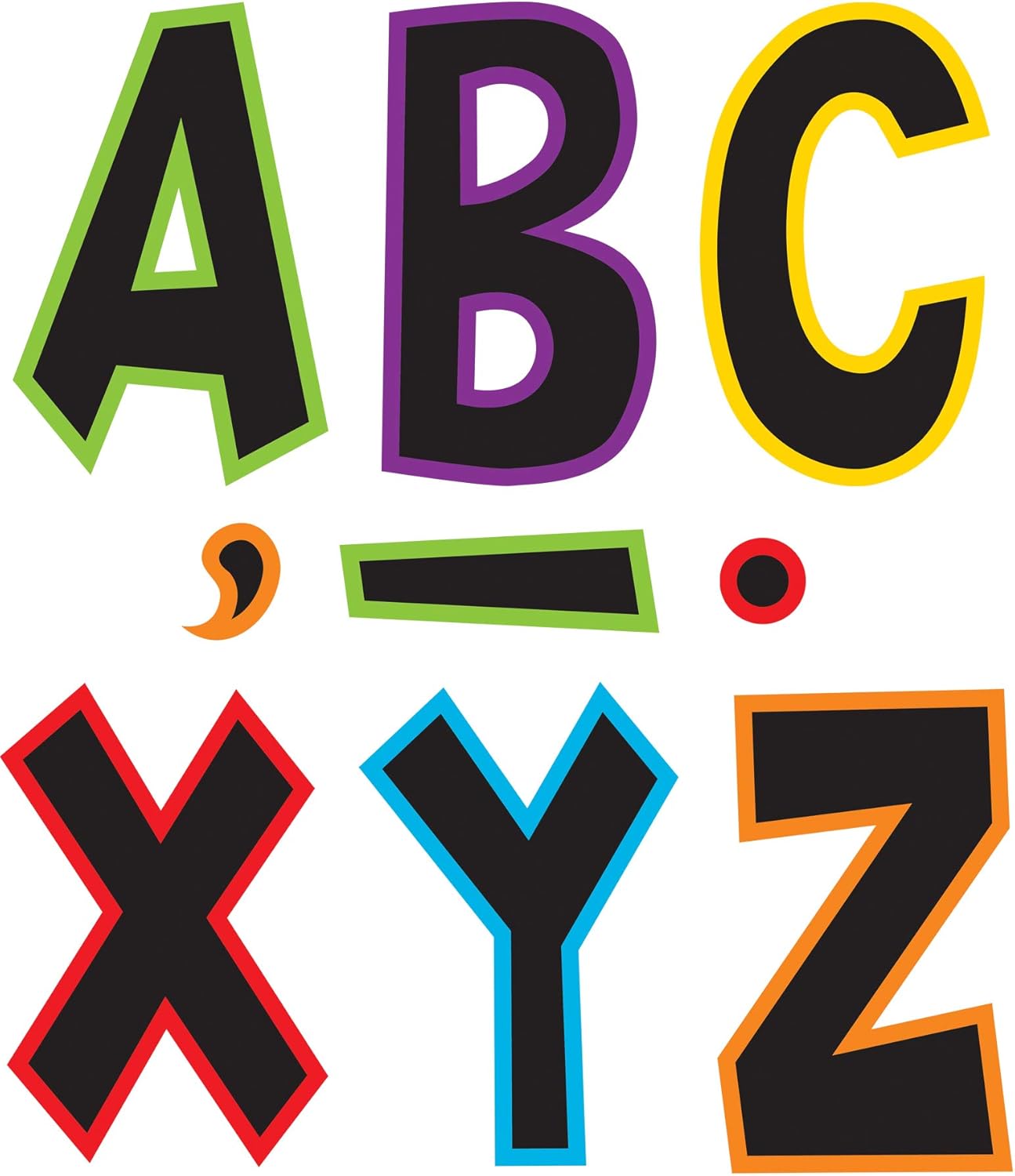 Teacher Created Resources Electric Bright 7" Fun Font Letters (TCR77282)