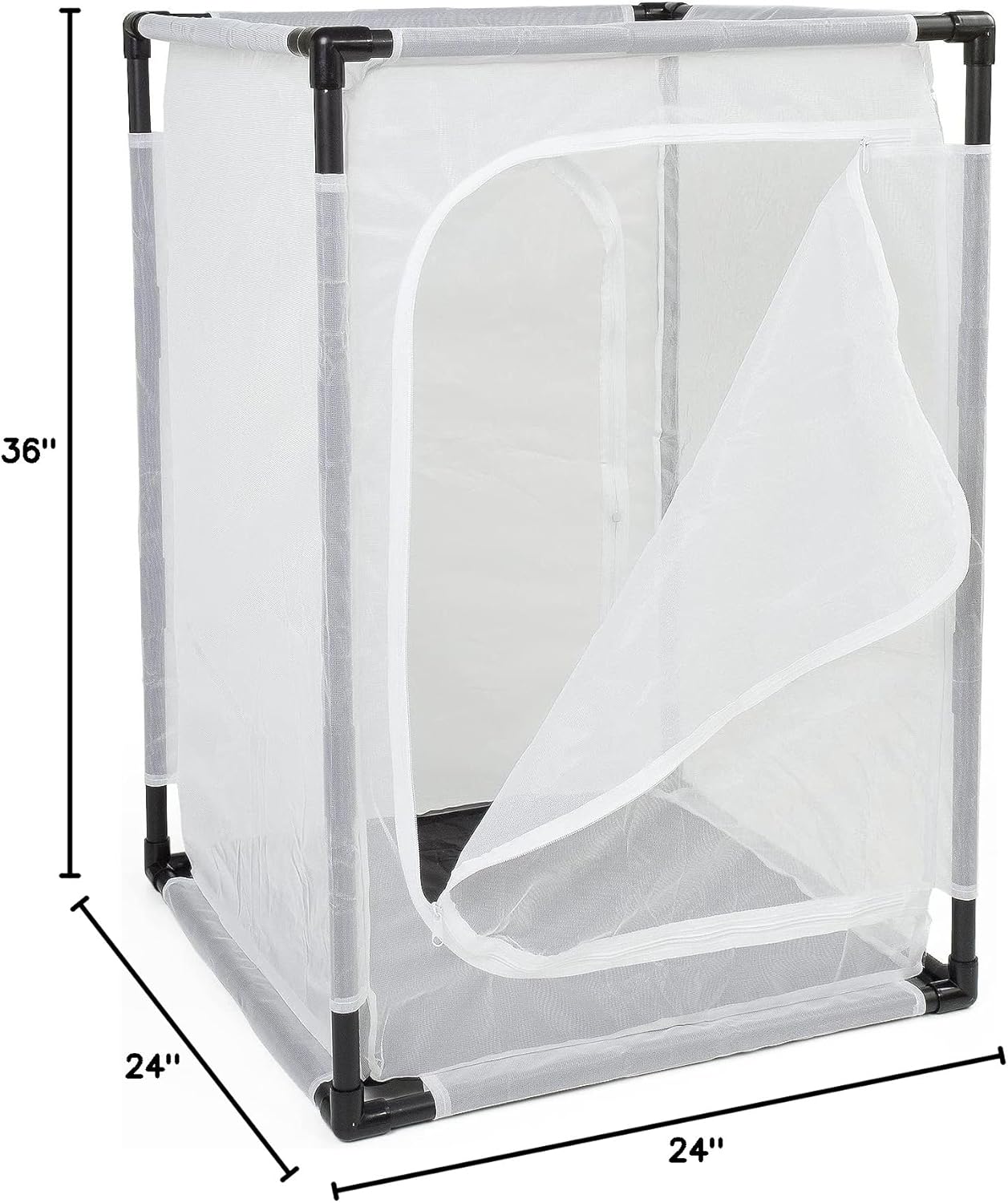 RESTCLOUD 30" Large Monarch Butterfly Habitat Cage, Outdoor Insect Mesh Cage Terrarium 16.5" x 16.5" x 30"