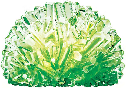 4M Glow Crystal Growing Kit - Grow a DIY Crystal Experiment Specimen, A Great Educational STEM Toys Crystal Making Gift for Kids & Teens, Boys & Girls