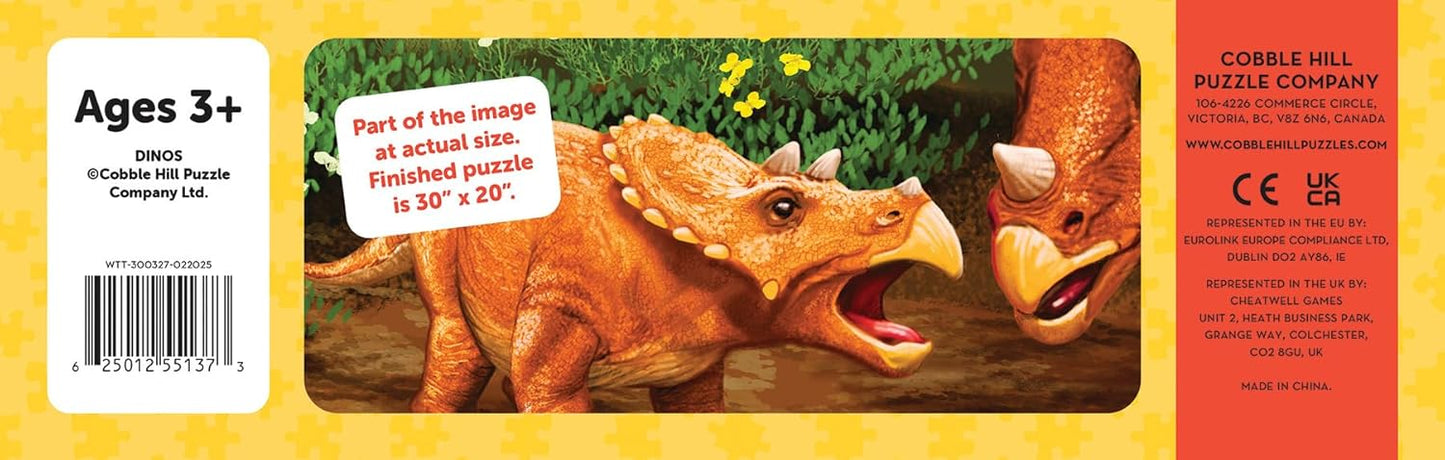 Cobble Hill Kids 35 Piece Floor Puzzle - Dinos - for Ages 3 and up
