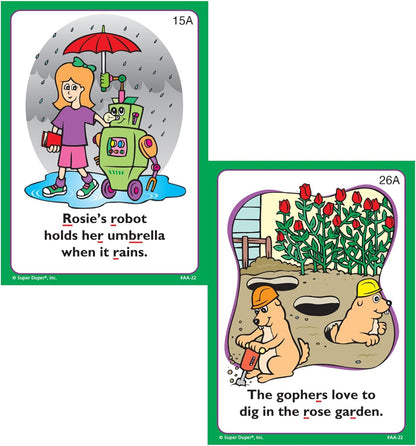 Super Duper Publications | Say and Do® Action Articulation R Sounds Fun Deck | Vocabulary and Language Development Flash Cards | Educational Learning Materials for Children