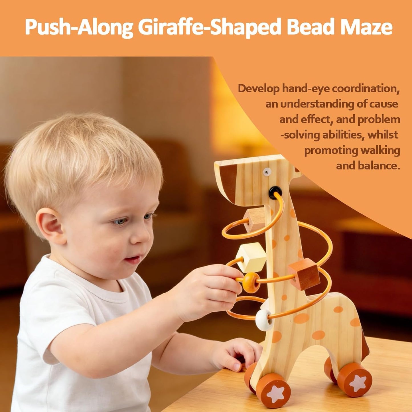 Wooden Montessori Toys for 6-12 Months,Montessori Baby Blocks Toy for 6-12-18 Months,Shape Sorting,Xylophone,Development Toys for Girls Boys Birthday Chiristmas Gifts