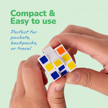 ArtCreativity Mini 3x3 Puzzle Cubes - 24 Pack - Ultra Portable Fidget Cubes for Kids and Adults - 3D Puzzle for Fidgeting, Stress Relief, and Learning - Fidget Party Favors and Goodie Bag Fillers