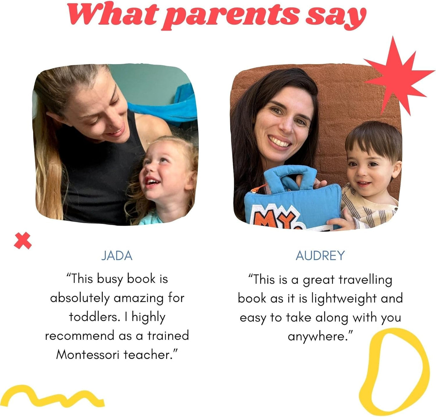 BAVY My Quiet Book - Toddler Plane Activities, Car Airplane Montessori Busy Board Book for Toddlers 1-3 - No Parts to Get Lost - Gifts for 1 2 3 4 Year Old Girl, Birthday Gifts Toys Age 2-4