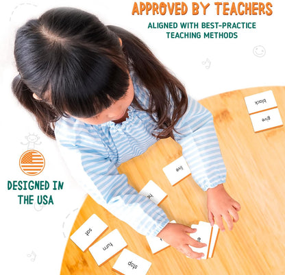 merka Sight Word Flash Cards - 150 Cards, Set B - Fry Sight Words & Vocabulary Flashcards for 1st Grade Reading