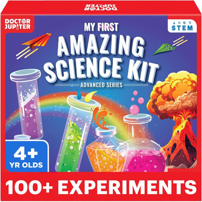 Doctor Jupiter My First Amazing Science Kit for Kids Ages 4-5-6-7-8 | STEM Toy with 100+ Experiments | Learning & Educational Projects