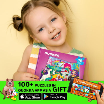 QUOKKA Magnetic Puzzles for Kids Ages 4-6 – Magnetic Fractions Learning Set for Kids 6-12 – Math Games for Homeschooling, Classrooms & Travel – 110 Magnets, 12 Task Pages, Marker – Toddler Travel Toys
