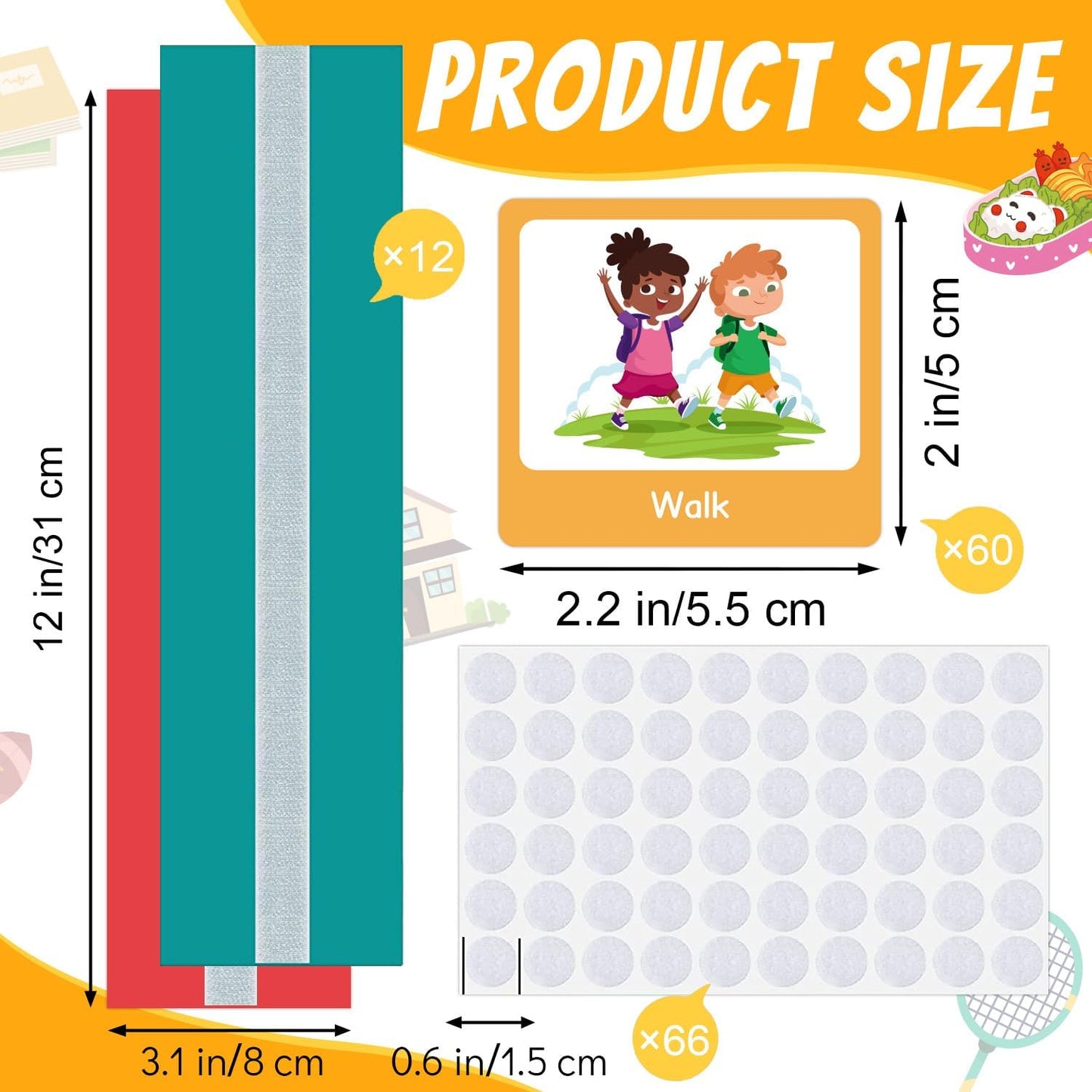 Visual Schedule Cards for Children Non-Verbal Communication Aids Colorful Daily Routine Planner Cards for Home, School, Therapy, DailyCards