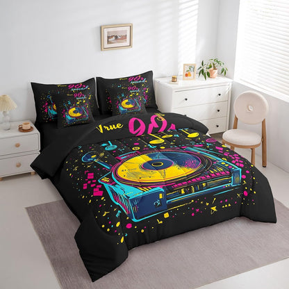 Erosebridal Chemical Equation Bed in a Bag Queen Comforter Set 7 Piece,Chemistry Bedding Sets Science Students Learning Gift Sheet Set with Comforter,Molecular Formula Education Bed Set - Colors B