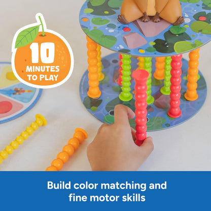 Educational Insights Snack or Splash - Learning Games for Kids Ages 4-8, Toddler Board Games, Strategy Topple Game, Tabletop Family Board Game, Preschool Fine Motor and Color-Matching Toys