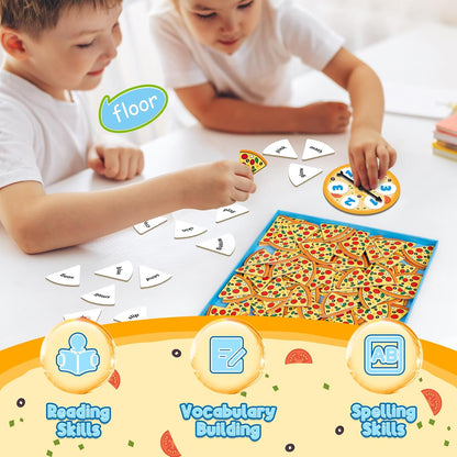 Kasfalci Blends Word Games: Phonics Flash Cards, Speech Therapy Toys for Toddlers & Kindergarten Preschool Learning Activities