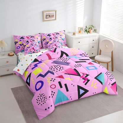 Erosebridal Chemical Equation Bed in a Bag Queen Comforter Set 7 Piece,Chemistry Bedding Sets Science Students Learning Gift Sheet Set with Comforter,Molecular Formula Education Bed Set - Colors A