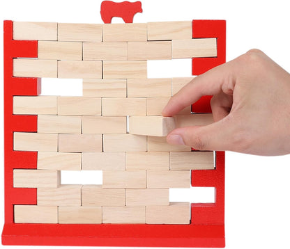 GOTHINK Wooden Balancing Pendulum Game, 42PCS Montessori Balancing Toys for Kids and Adults, Interactive Educational Toy for Children's Gift, Perfect for Parties & Travel