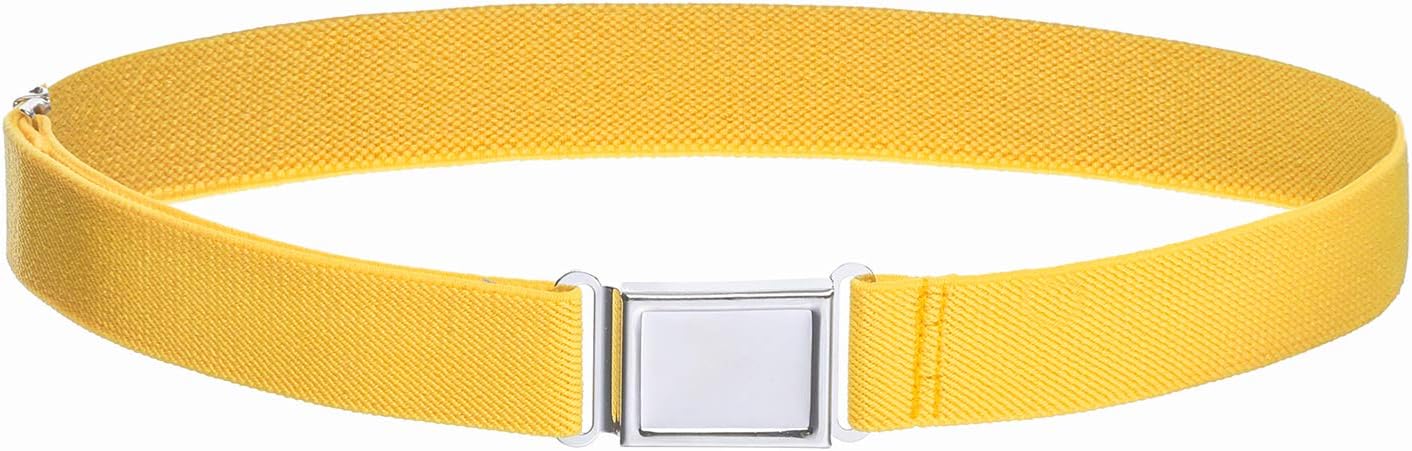 AWAYTR 3 PCS Kids Adjustable Magnetic Belts - Easy to Use Magnetic Buckle Belt for Boys and Girls