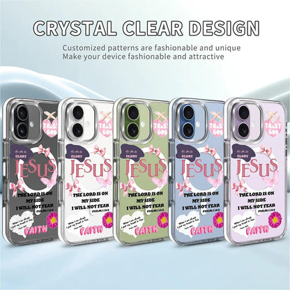 for iPhone 17 Pro Max Case [Compatible with Magsafe],Girls Women Clear Magnetic Case Silicone Shockproof Protective Cover with Pattern Colorful Motivational Letters