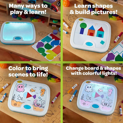 Crayola Light Up Activity Board, Sensory Toy for Toddlers & Kids, Light Box, Light Up Coloring Board, Educational Toy, Gift for Toddlers, Ages 1+