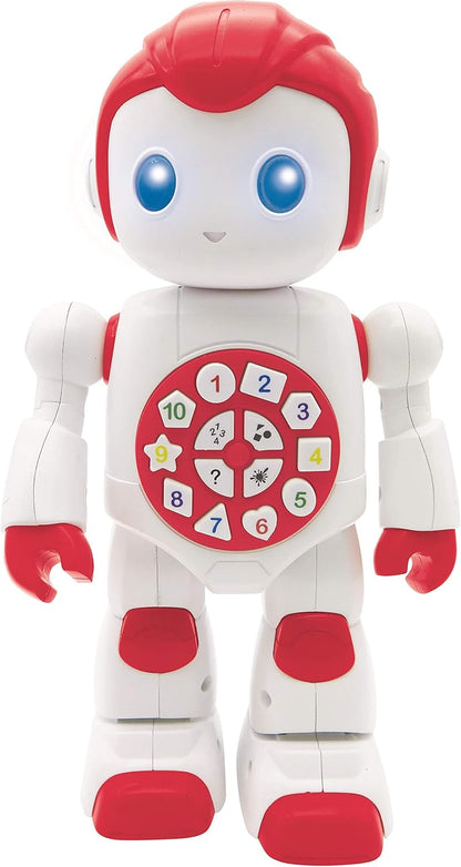 LEXiBOOK, Powerman Neo, My Robot Full of Technology, Remote Control and Gesture Control, Educational Activities in English, Programmable, Music and Dance, Sound and Light Effects, Blue/White, ROB18EN