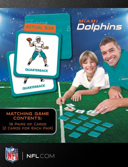MasterPieces Sports Games - NFL Matching Game - Game for Kids and Family - Laugh and Learn