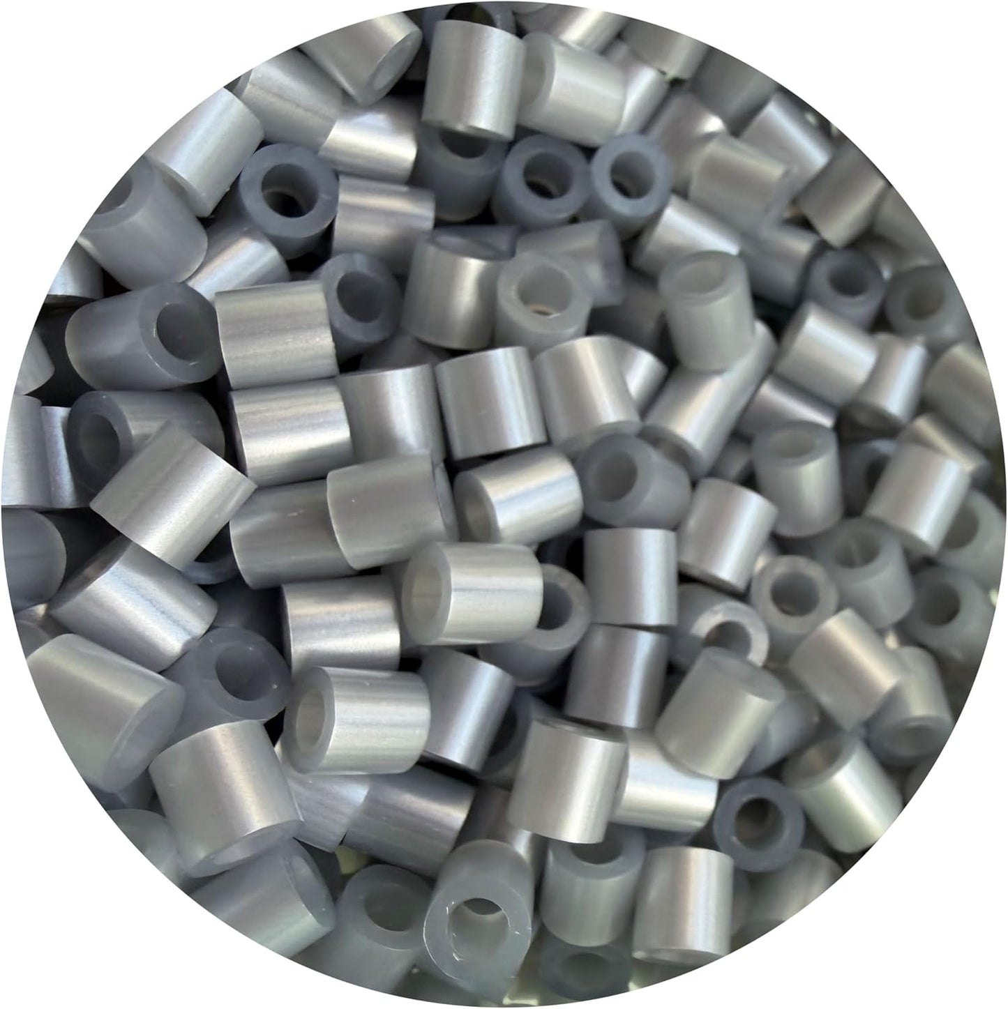 OEEKOI 5500Pcs Fuse Beads - 5mm Bulk Melting Beads for Crafts, Ideal for Christmas Birthday Gifts,Clear