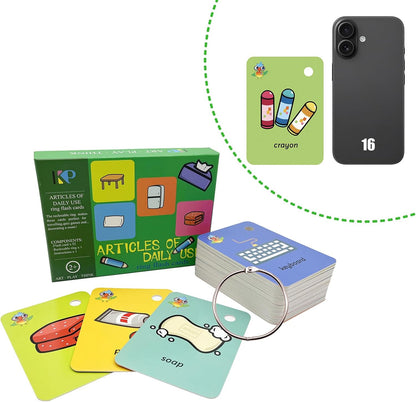Toddler Number Flash Cards,No.123 Sight Words with Pictures Preschool Kids Flash Cards 28 Pcs with Ring(Number)