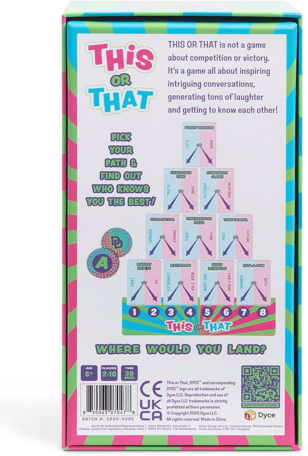 This or That Party Game – Family Card Game with Easy Either/Or Choices | Fun Guessing Game for Kids, Teens & Adults Where Players Follow Their Path Down the Pyramid for Family Game Night & Parties