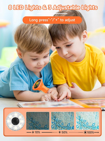 Acoath Microscope for Kids, 1000X Handheld Digital Miniscope with 2.0" Screen, Portable Pocket Microscope Education Toys Birthday Gifts for Age 3 4 5 6 7 8 9 10 Girls Boys