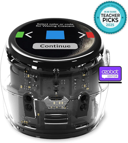Ozobot Ari Entry Kit | Interactive Learning Robot with Touch Screen, ToF Sensor, Accelerometer, Gyroscope, and AI Integration | Hands-On STEM Education for Classrooms and Homeschool