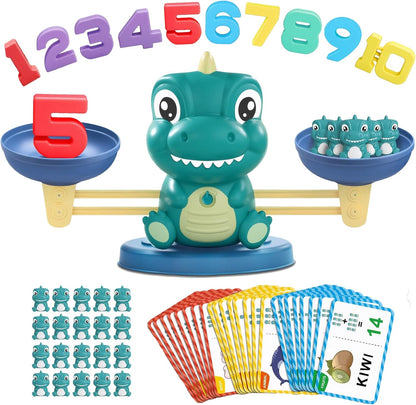 Snugzy Frog Balance Counting Toys, Number Counting Scale Games for Kids Cool Math Learning Games for Boys and Girls Preschool Kindergarten Learning STEM Montessori Educational Toys for 3+ (93 PCS)