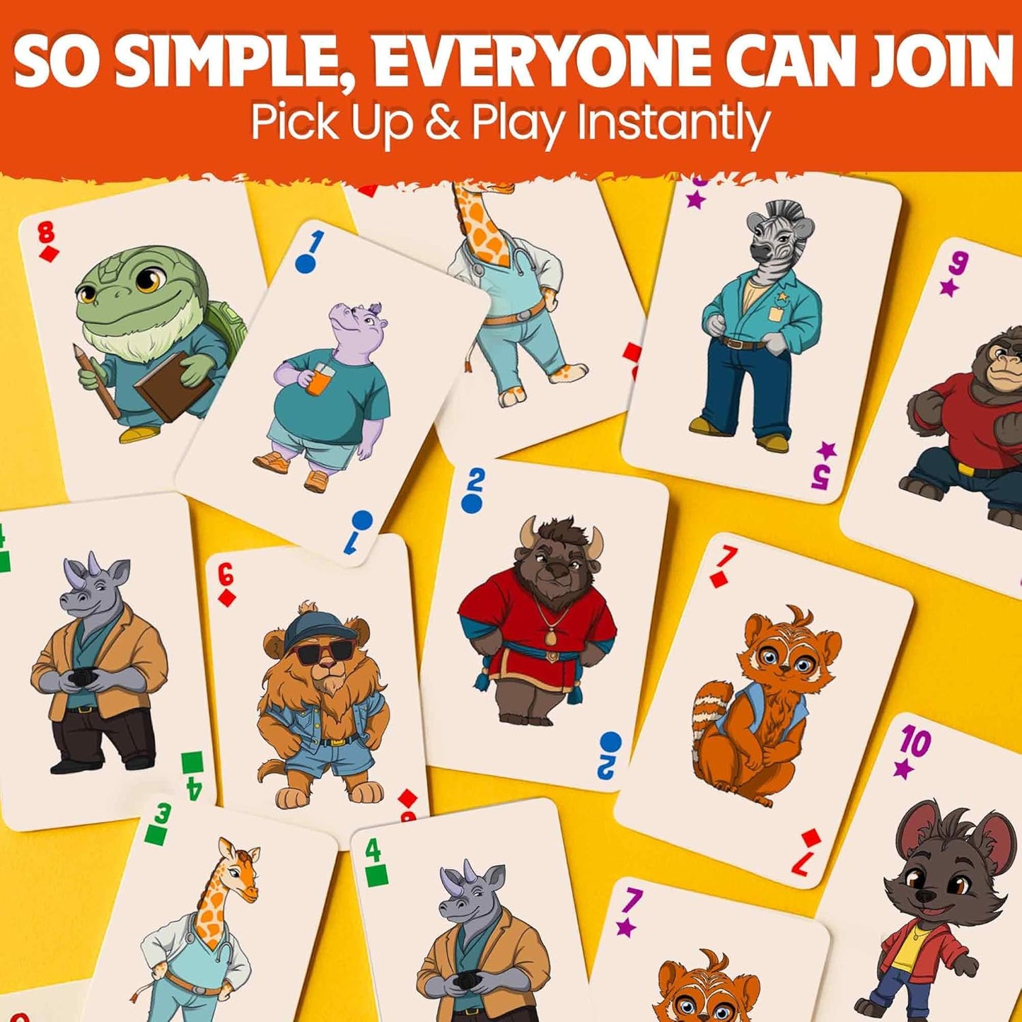 QUOKKA Memory Games for Kids Ages 4–8 – Fun Family Game with Cute Characters, Perfect for Travel, Playdates, Family Time – Educational & Engaging Playing Cards for Kids, Easy to Learn, Fast to Play